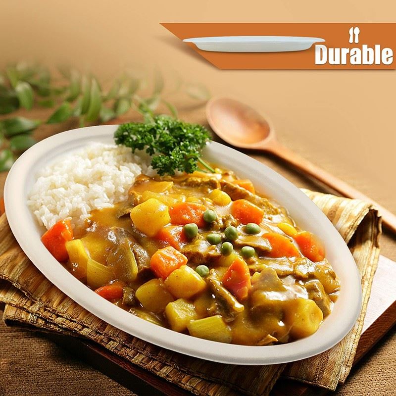 6 inch Bagasse Plate